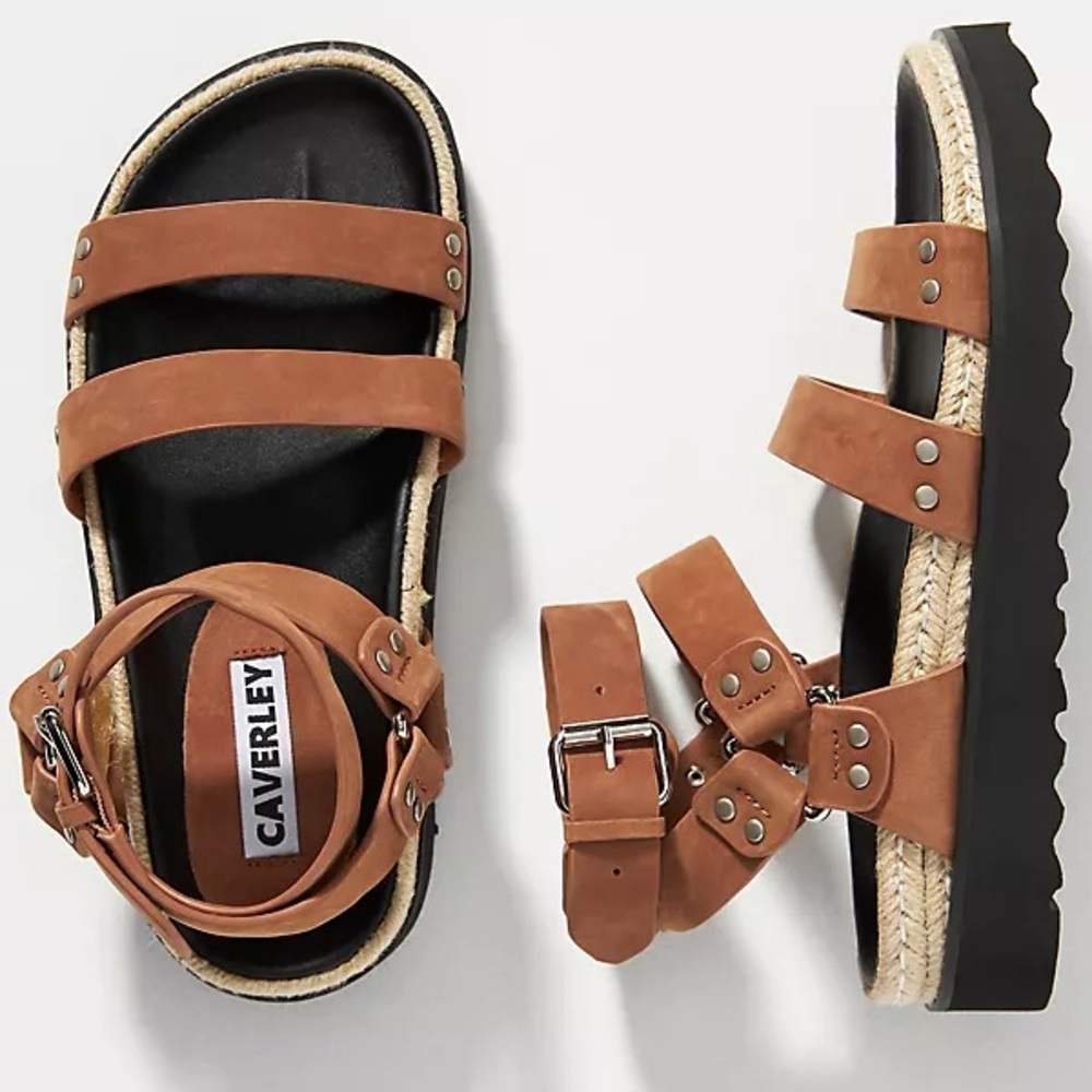 Caverley Albert Gladiator Sandal in Cedar